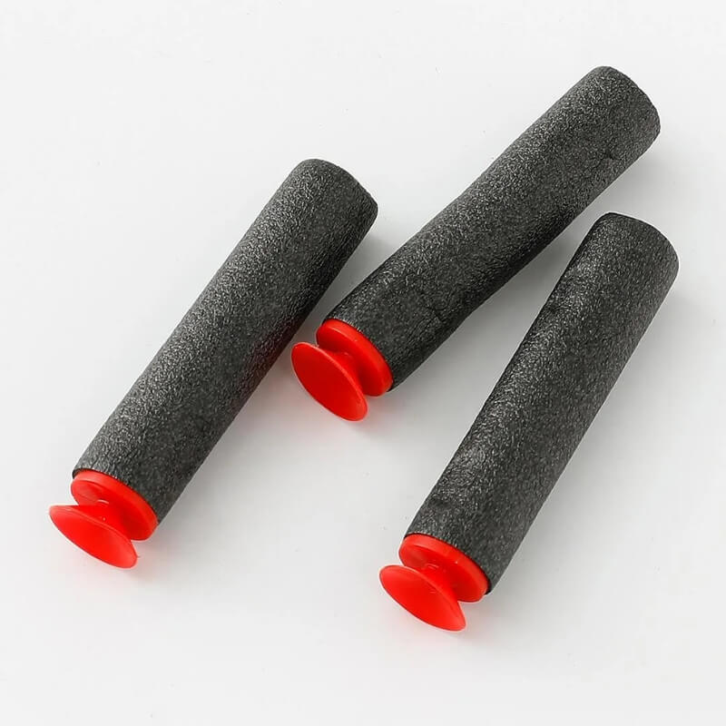 Foam ammunition with silicone top featured in the Jet Blaster toy set. 