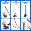 A toy for practicing baseball for kids with a batting trainer set featuring a ball launcher, adjustable stand, and bat for active outdoor play.