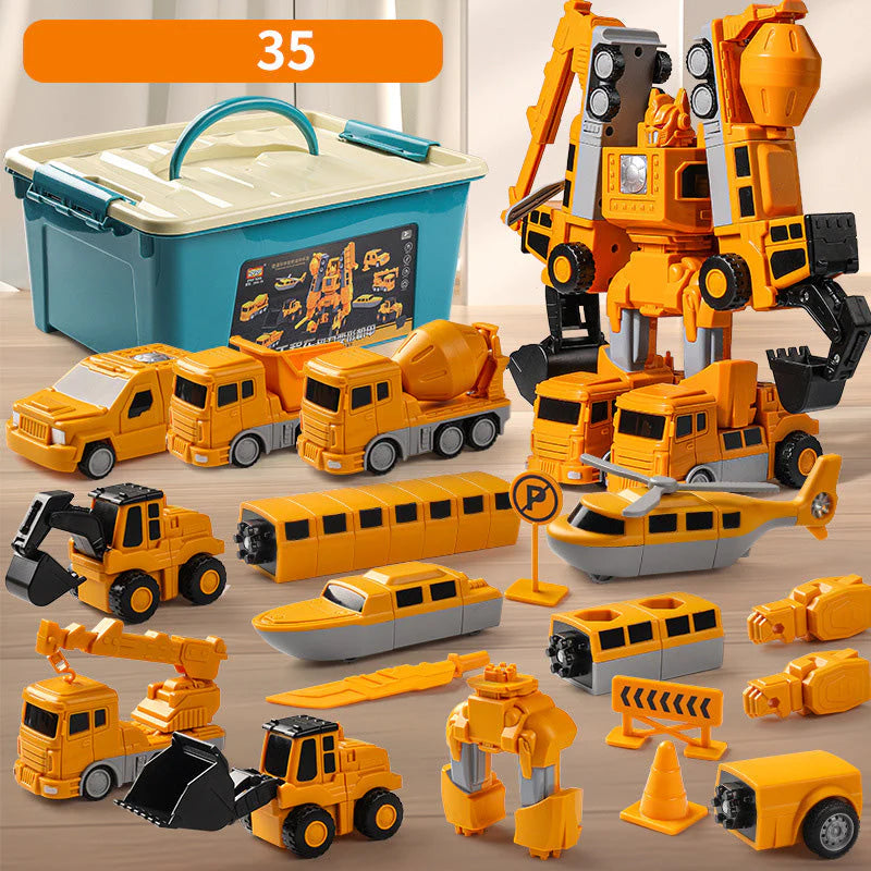 Magnetic RoboCar Set.