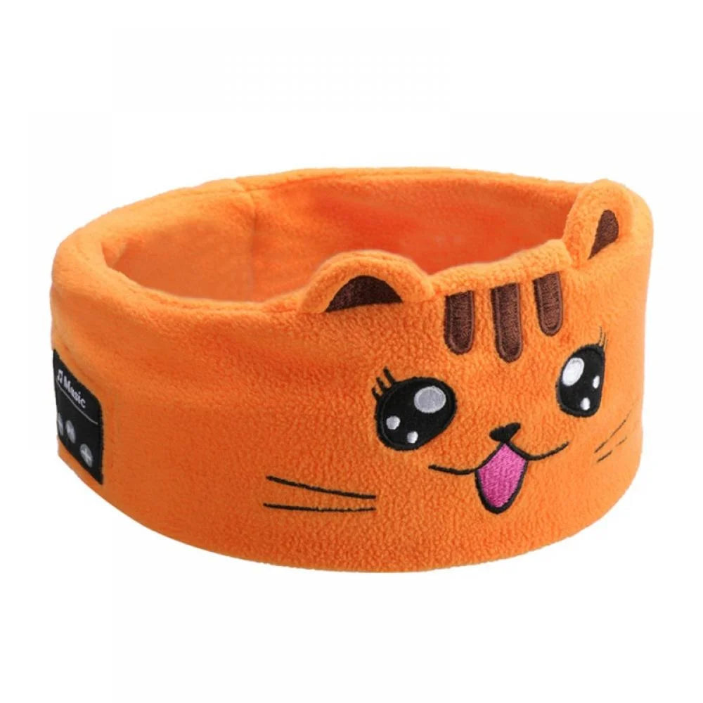 Cat version of SnuggleSounds soft headphones for kids.