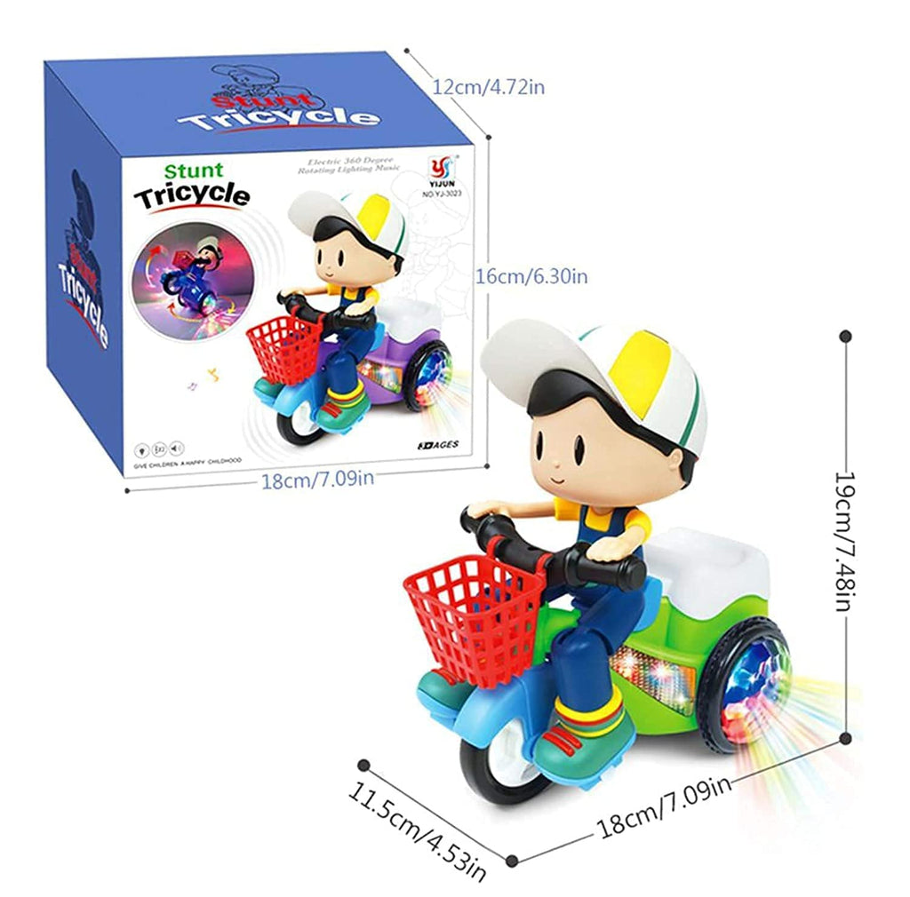 Twister Trike toy and box dimensions. 