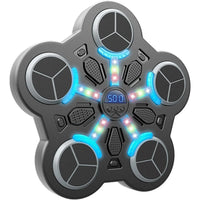Interactive electronic reflex training game with LED lights, touch targets, sound effects, and digital score display for fast-paced hand-eye coordination play.