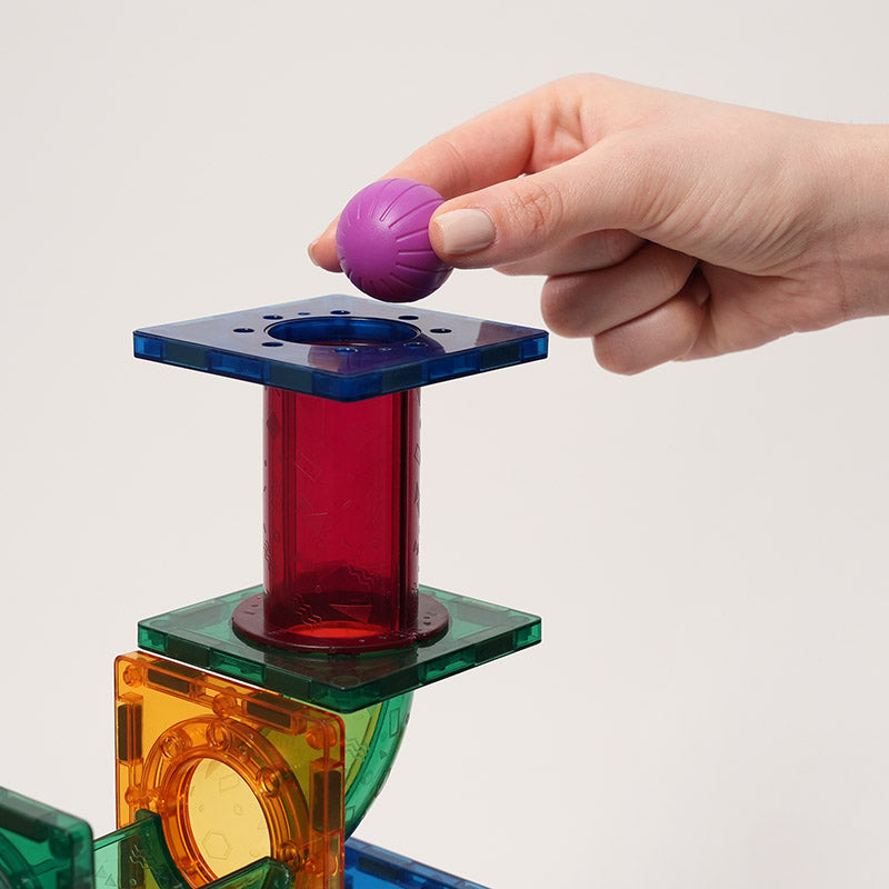 DIY Magnetic Marble Run